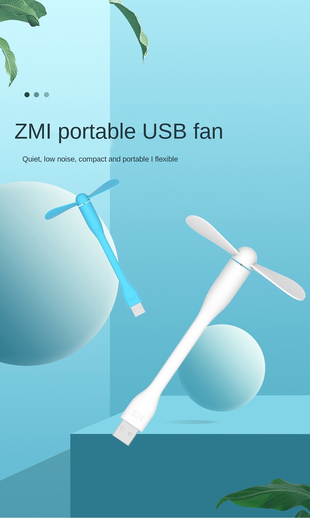 ZMI portable USB fan wholesale