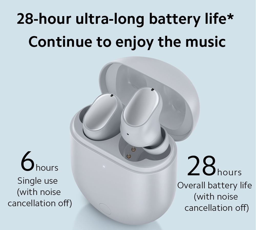 28-hour ultra-long battery life continue to enjoy the music