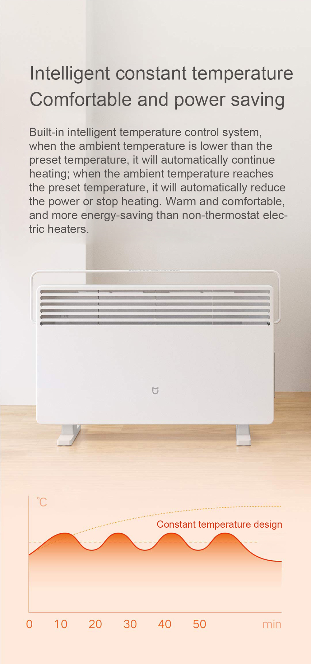 Intelligent constant temperature confortable and power saving