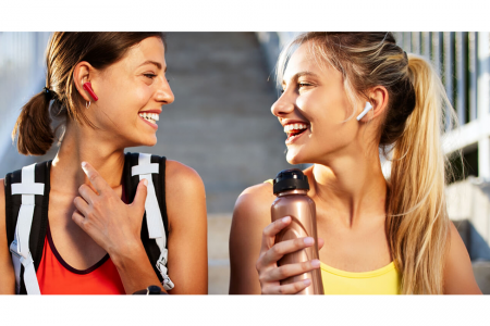 sharing happinese when exercising