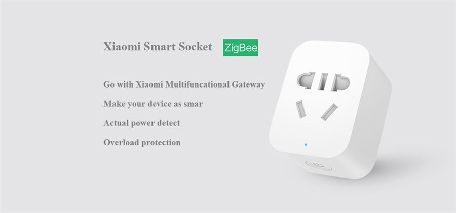 xiaomi smart socket zigbee gateway