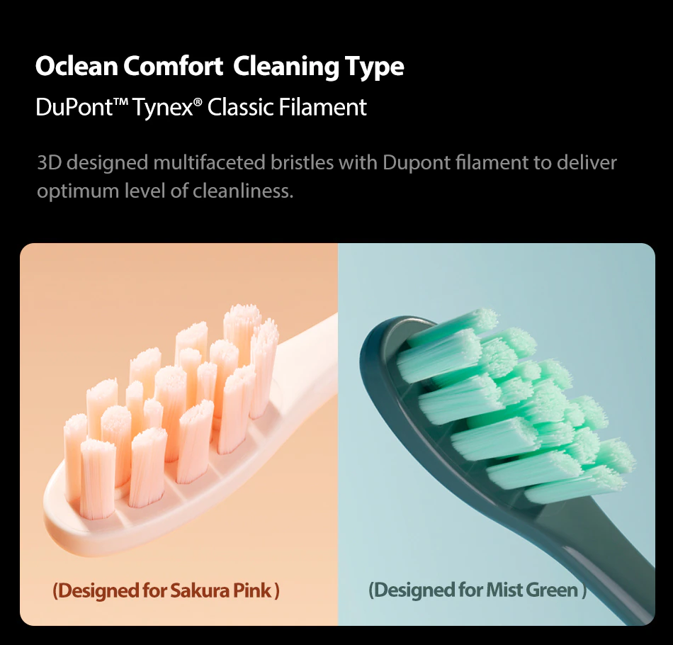Oclean comfort cleaning type