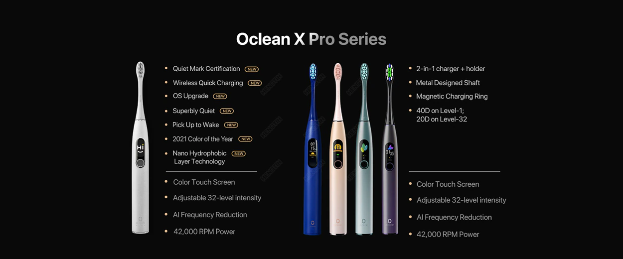 Oclean X Pro Elite Sonic Electric Toothbrush wholesale