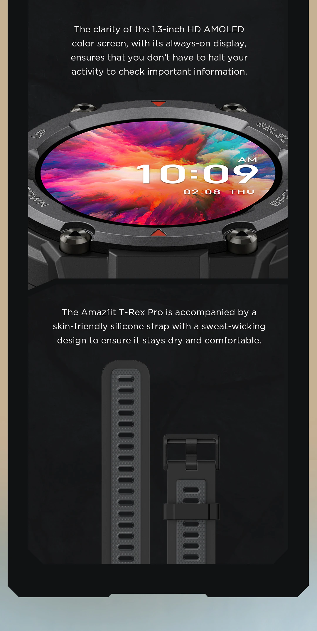 Amazfit T-Rex Pro GPS Outdoor Smartwatch Global version wholesale