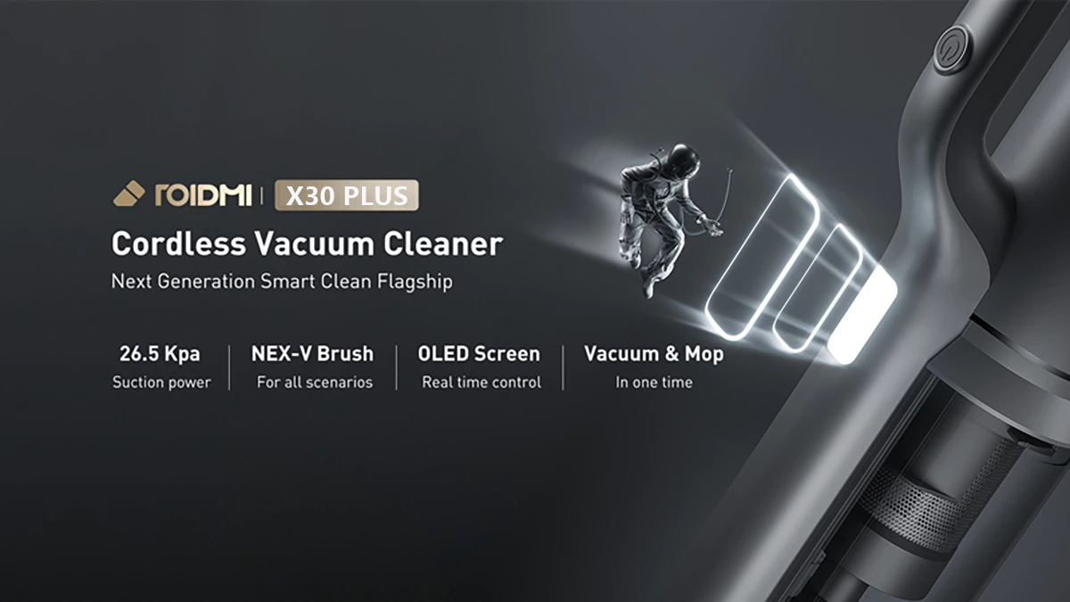 Roidmi X30 Plus Cordless Vacuum Cleaner EU version wholesale