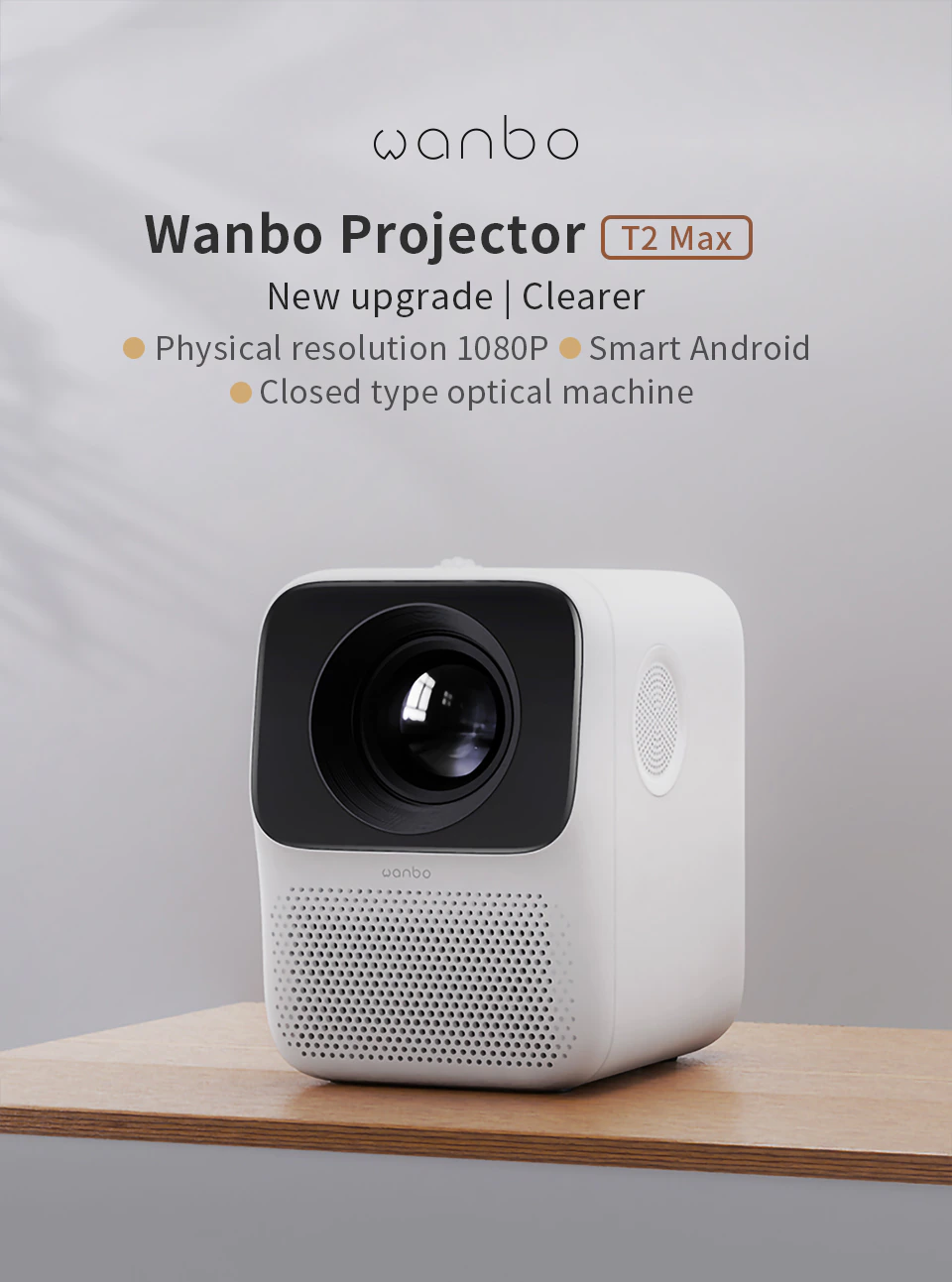 Xiaomi Wanbo Projector T2 Max 1080P wholesale