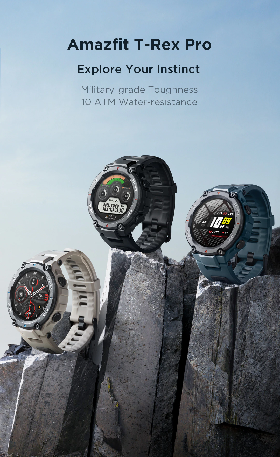 Amazfit T-Rex Pro GPS Outdoor Smartwatch Global version wholesale